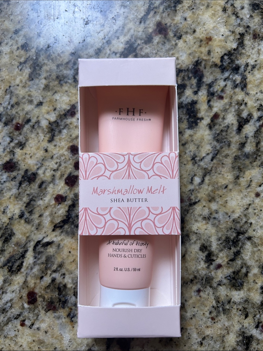 FarmHouse Fresh Marshmallow Melt Shea Butter Hand Cream โ Soft Pink